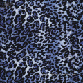 Woven Poplin Plain Dresses Tiger Printed Viscose Fabric